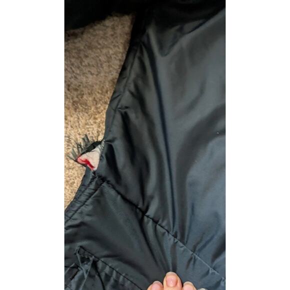 Vtg Davco Snowmobile Ski Suit Mens L Belted Insulated 80s Navy Red Coveralls - Picture 14 of 16